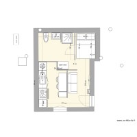 studio isolé meuble