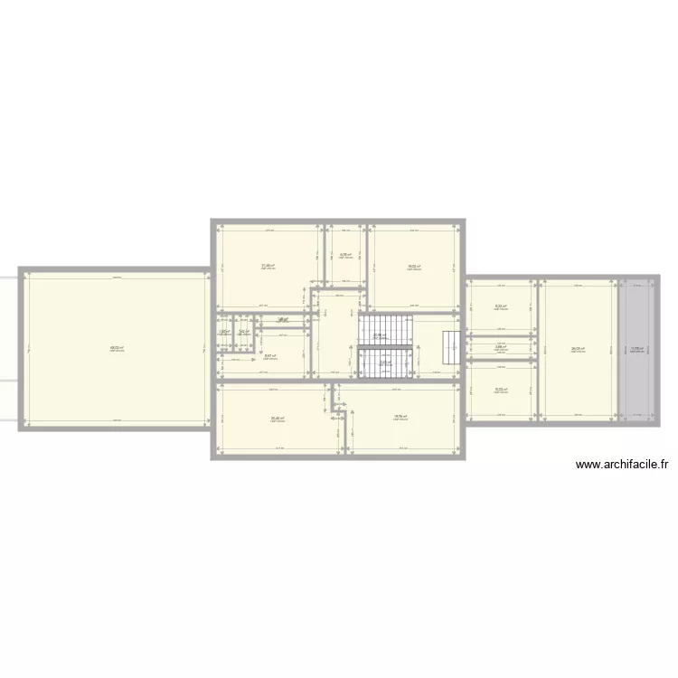 Mairie vrai base. Plan de 