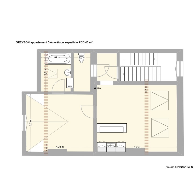 GREYSON. Plan de 0 pièce et 0 m2