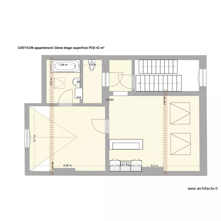 GREYSON. Plan de 31  et 353 m²
