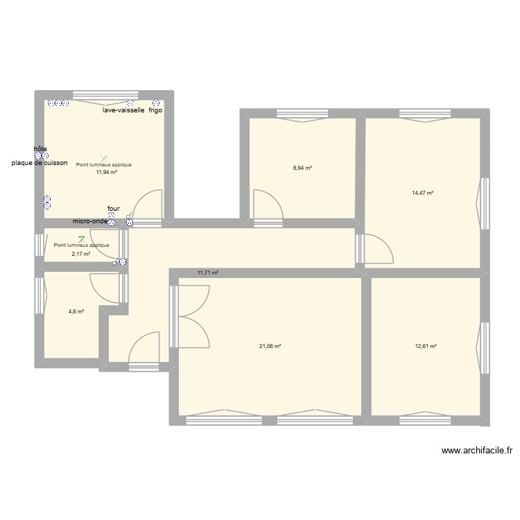 maison Thourotte. Plan de 0 pièce et 0 m2