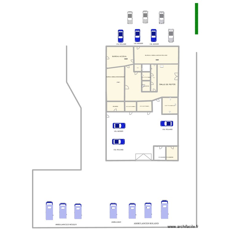 bureau haguenau. Plan de 13 pièces et 446 m2