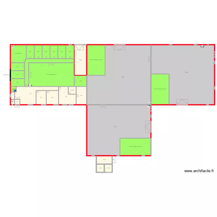 BANQUE ALIMENTAIRE Bâtiment B - Projet. Plan de BANQUE ALIMENTAIRE Bâtiment B - Projet. Plan de