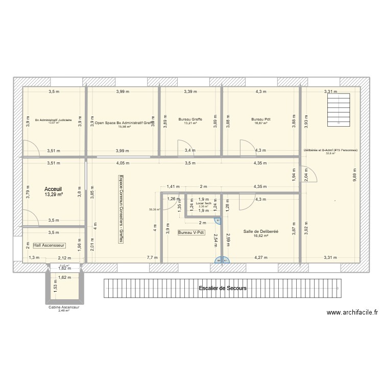 CPH - Vide. Plan de 11 pièces et 184 m2