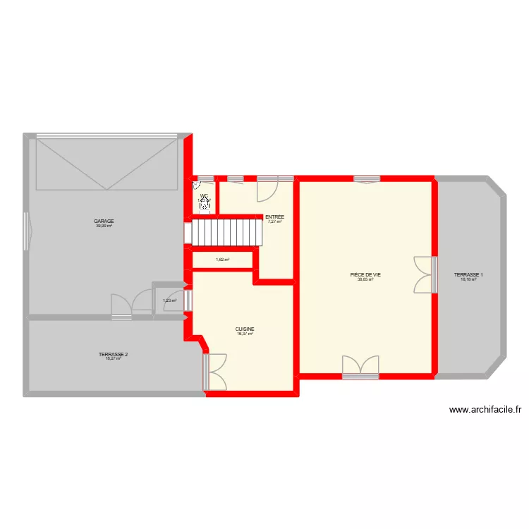 BI 32847. Plan de 10  et 145 m²