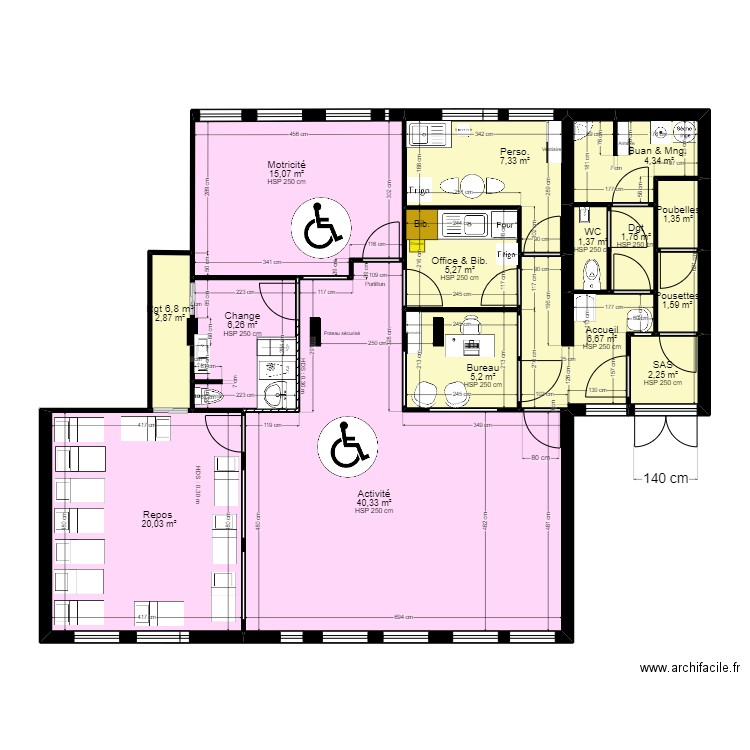 B92C16F2 projet v4 pmi jordan_UrM 3. Plan de 15 pièces et 122 m2