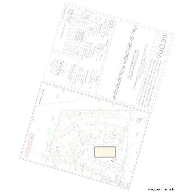 DERNIER PLANS EO TATOU. Plan de 1 pièce et 52 m2