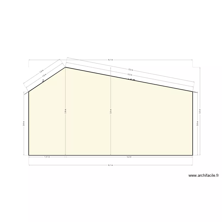 plan de coté du garage2. Plan de plan de coté du garage2. Plan de