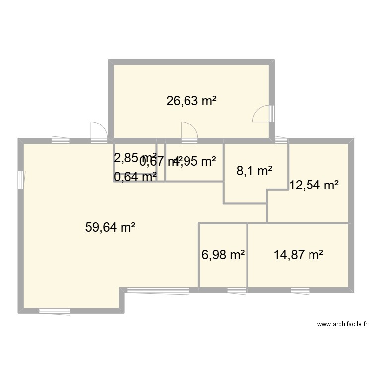 gages maison neuve. Plan de 10 pièces et 138 m2