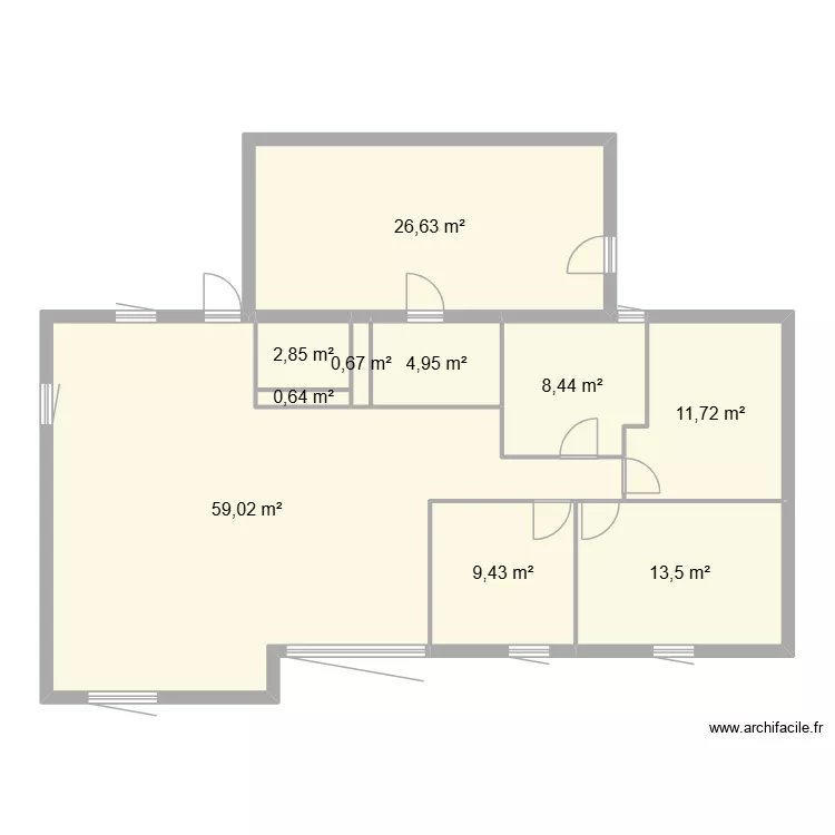 gages maison neuve. Plan de 