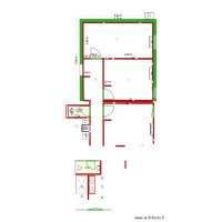 PlanExtensionSeuleAvecCotationsSansMeubles