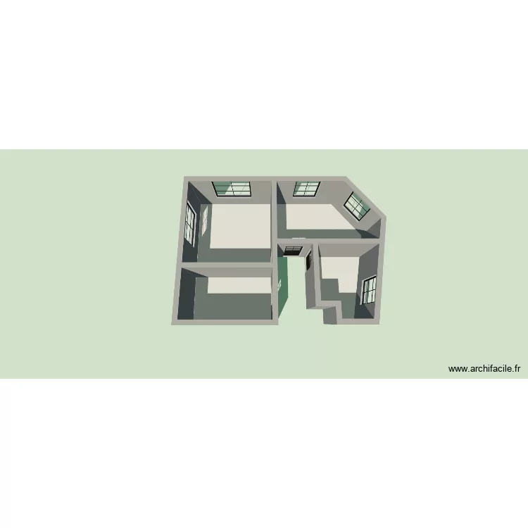 Etage. Plan de 4 et 50 m² Etage. Plan de 4 et 50 m²