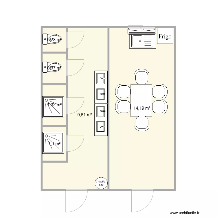 CIMAT CHANTIER SAUVETERRE. Plan de 