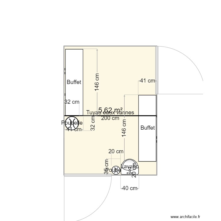 Sas 1. Plan de 0 pièce et 0 m2
