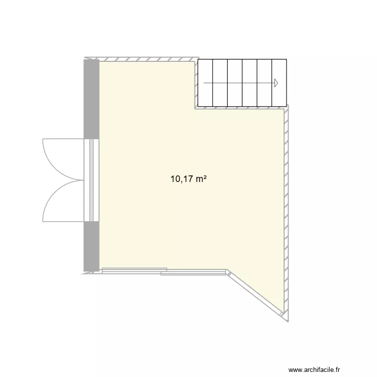 Extension Base. Plan de 1  et 10 m²