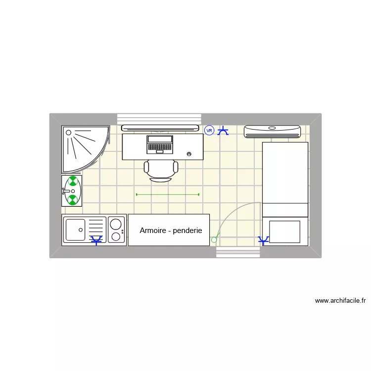 K15. Plan de 1 et 10 m² K15. Plan de 1 et 10 m²