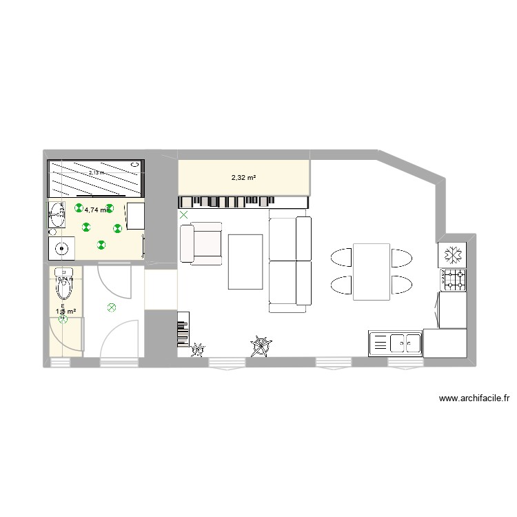 RDC Froges. Plan de 0 pièce et 0 m2 RDC Froges. Plan de 0 pièce et 0 m2