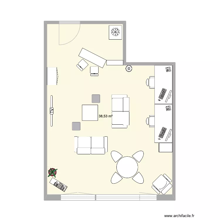 Standby Glovelier actuel. Plan de 