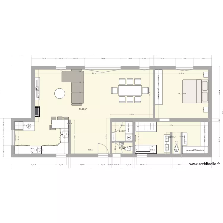 EMILIE RDC REPRISE QUOTES 15/09. Plan de 5 Pièces et 88 m² EMILIE RDC REPRISE QUOTES 15/09. Plan de 5 Pièces et 88 m²