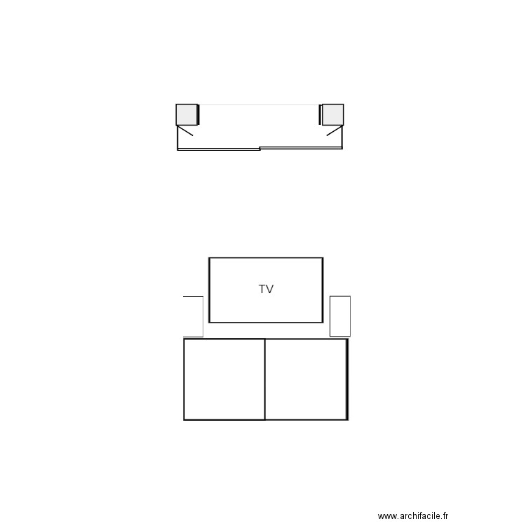 Meuble TV. Plan de 0 pièce et 0 m2
