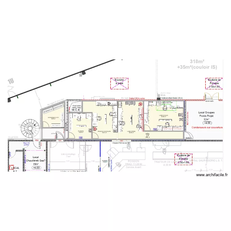 LA MOTTE SERVOLEX V1. Plan de 