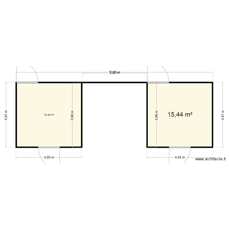 BOX paddock 2. Plan de 2 pièces et 31 m2