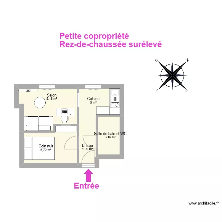 FROEHLICHER. Plan de 5  et 25 m²