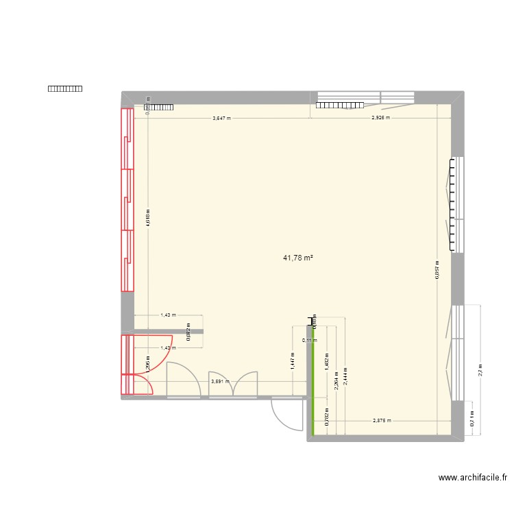 Notre maison - cuisine. Plan de 7 pièces et 121 m2
