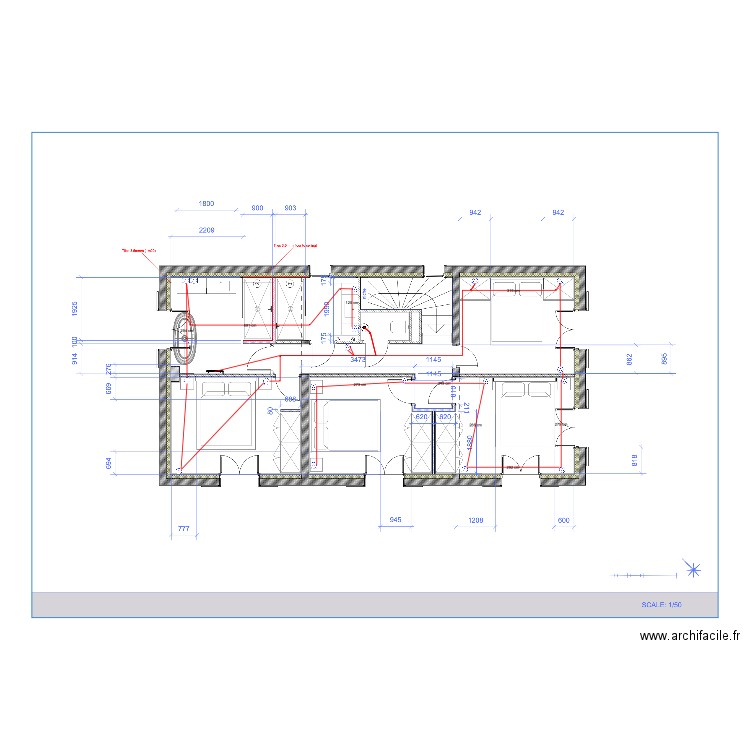 PC PIGOU R+1. Plan de 0 pièce et 0 m2