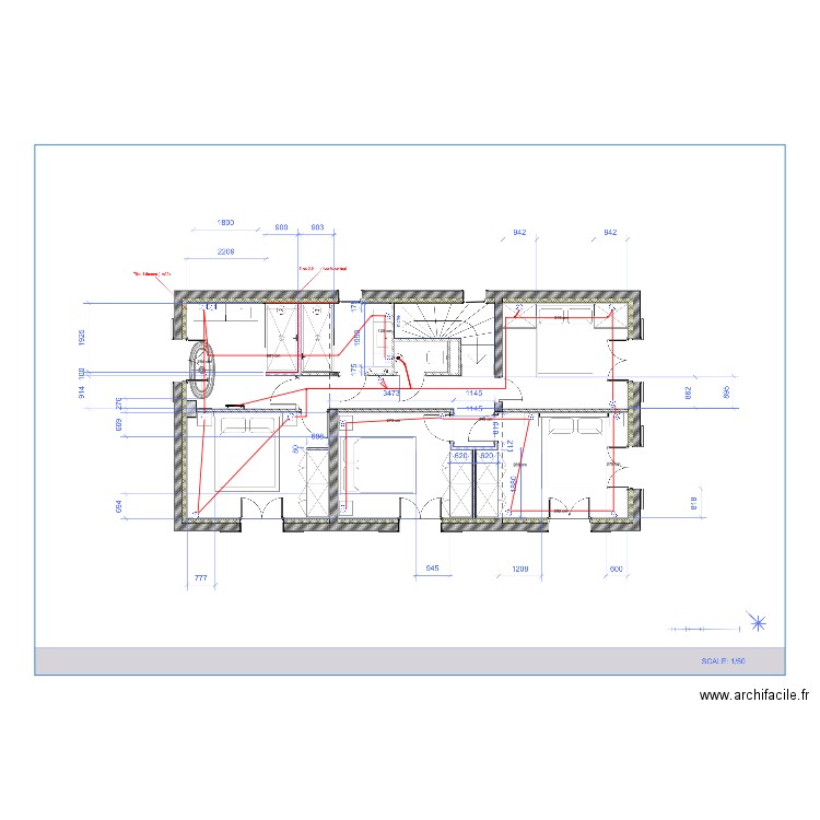 PC PIGOU R+1. Plan de 0 pièce et 0 m2