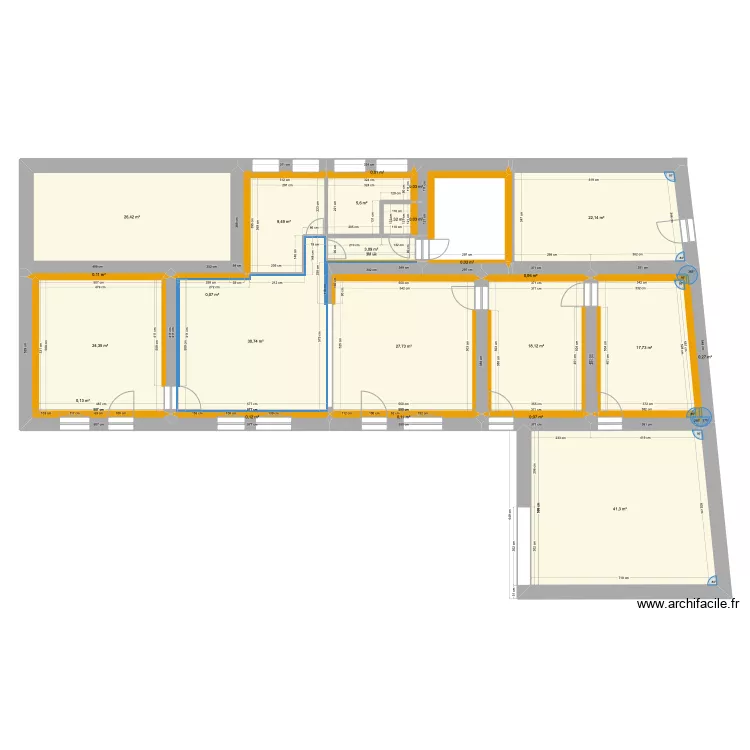 plan Chauveau 5 . Plan de 