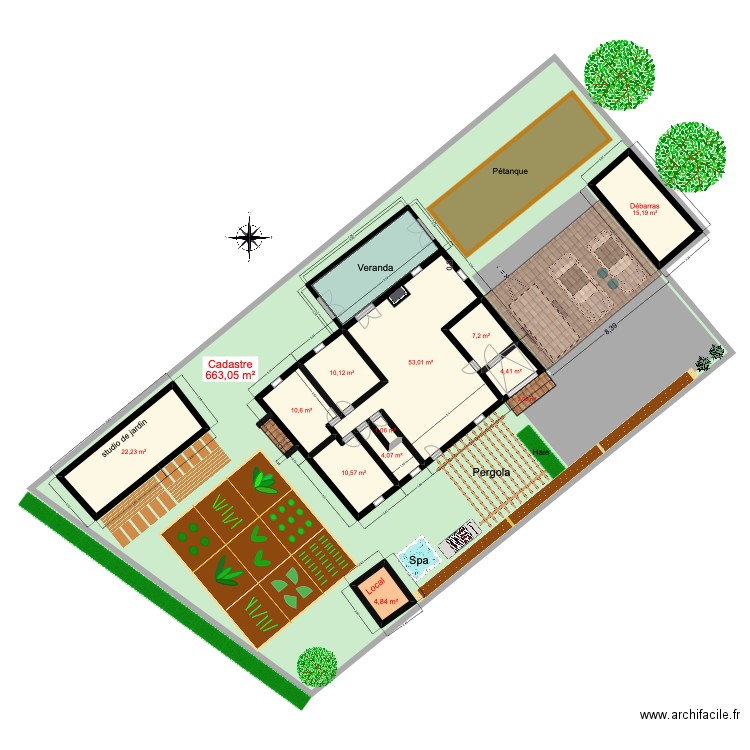 plan venerque ideal TER. Plan de 11 pièces et 143 m2
