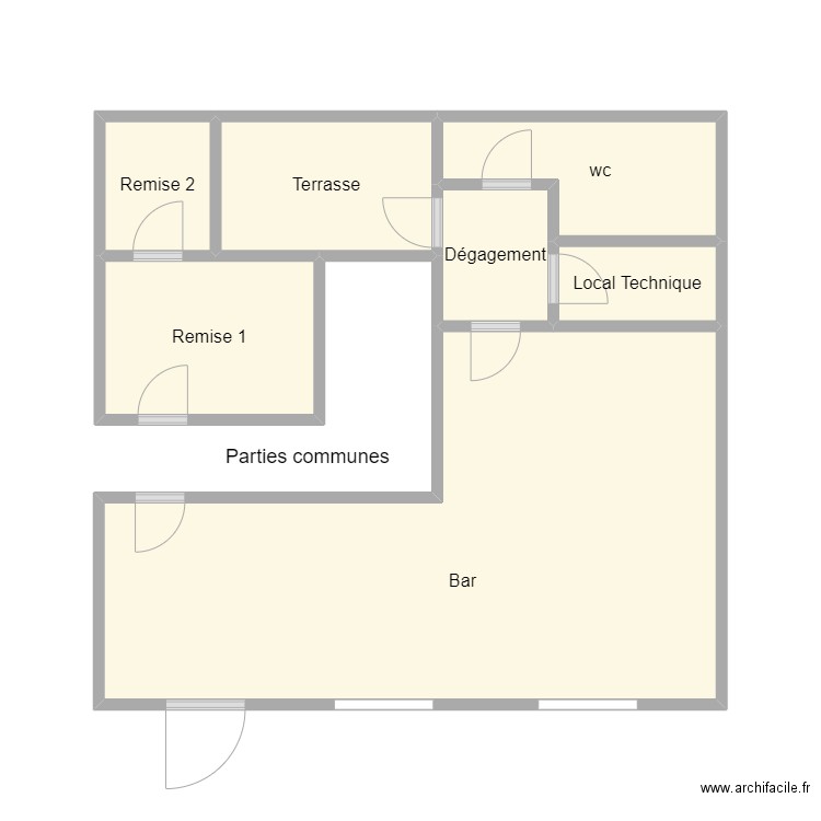 PLAN 240283 SCI D3R - VICTOR HUGO. Plan de 7 pièces et 30 m2