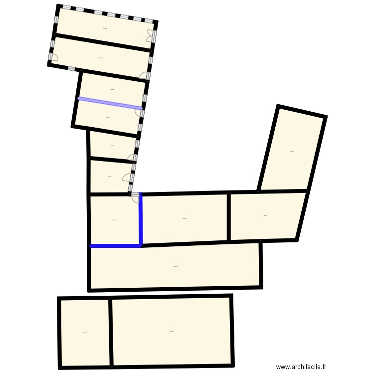 CADASTRE. Plan de 26 pièces et 2347 m2