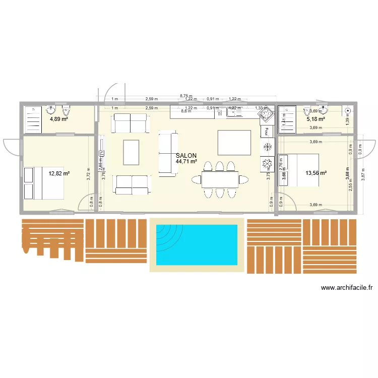 plan gwada 2026 exterieur terrasse. Plan de 5 pièces et 81 m² plan gwada 2026 exterieur terrasse. Plan de 5 pièces et 81 m²