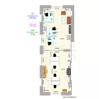 Plans bureaux 7 places
