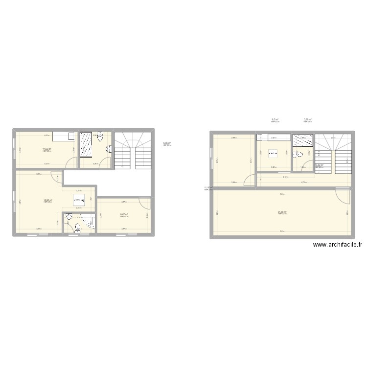 imane 1 et terrasse. Plan de 0 pièce et 0 m2