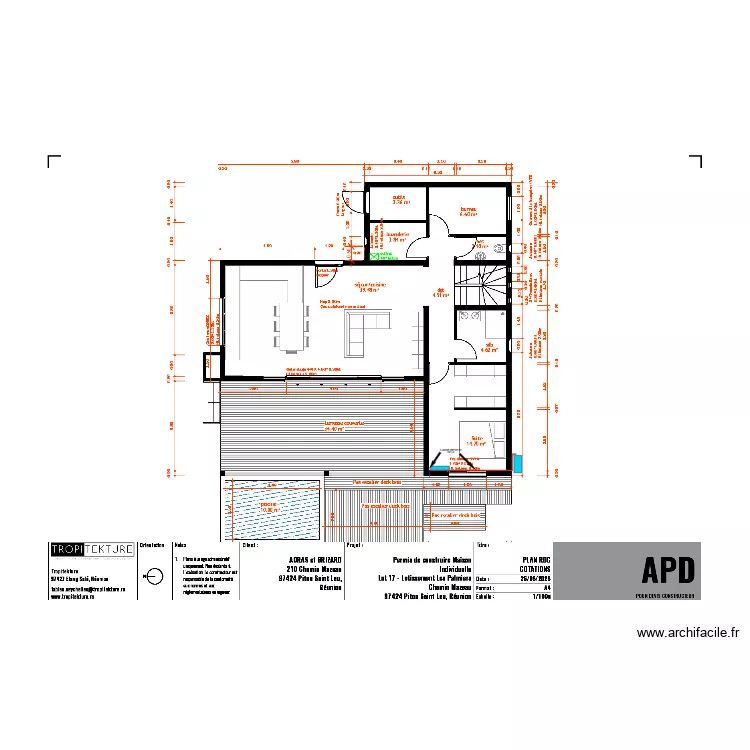 Adras Samuel. Plan de 