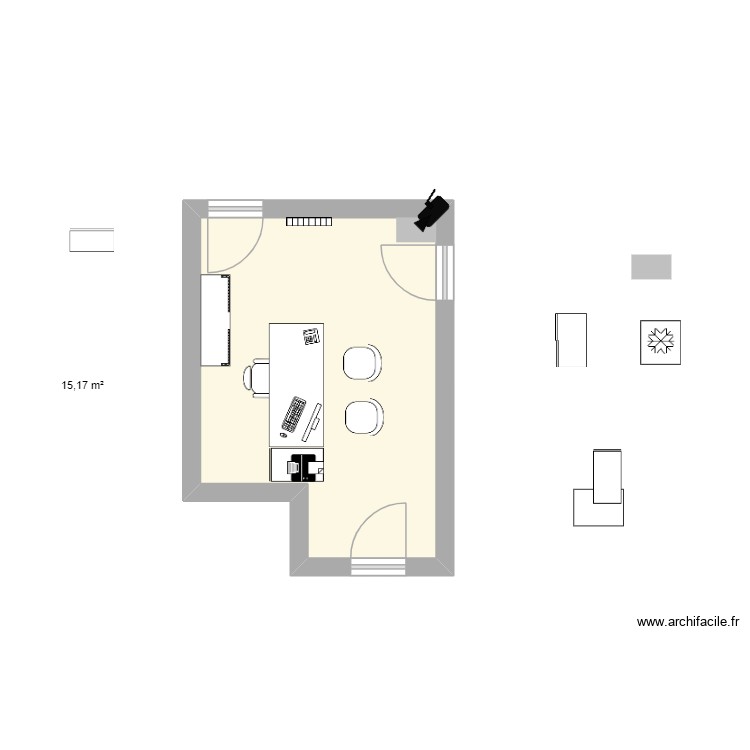 genie. Plan de 0 pièce et 0 m2