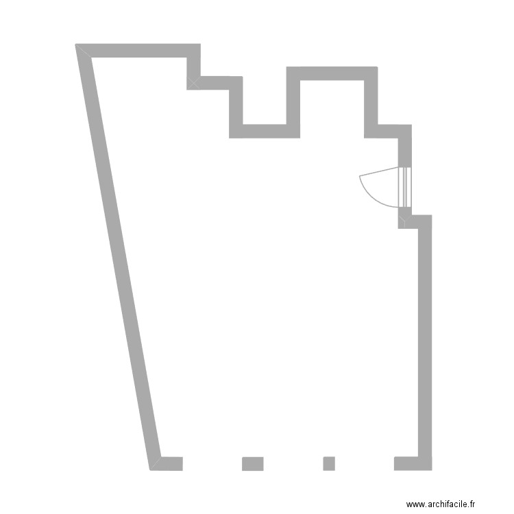 plan V1 vide. Plan de 0 pièce et 0 m2