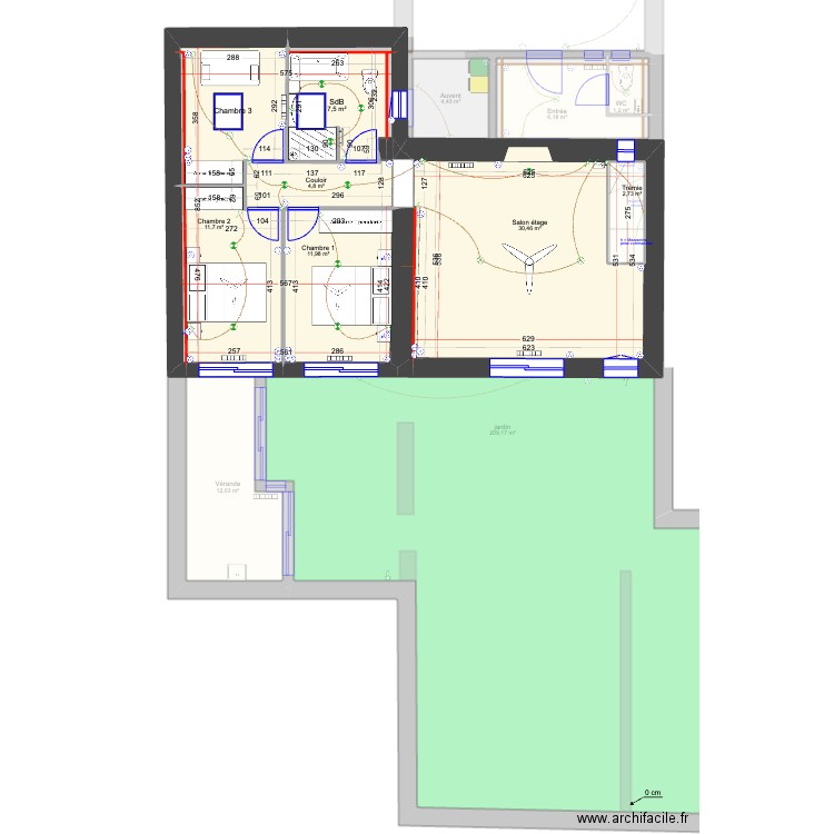2024 05. Plan de 29 pièces et 396 m2