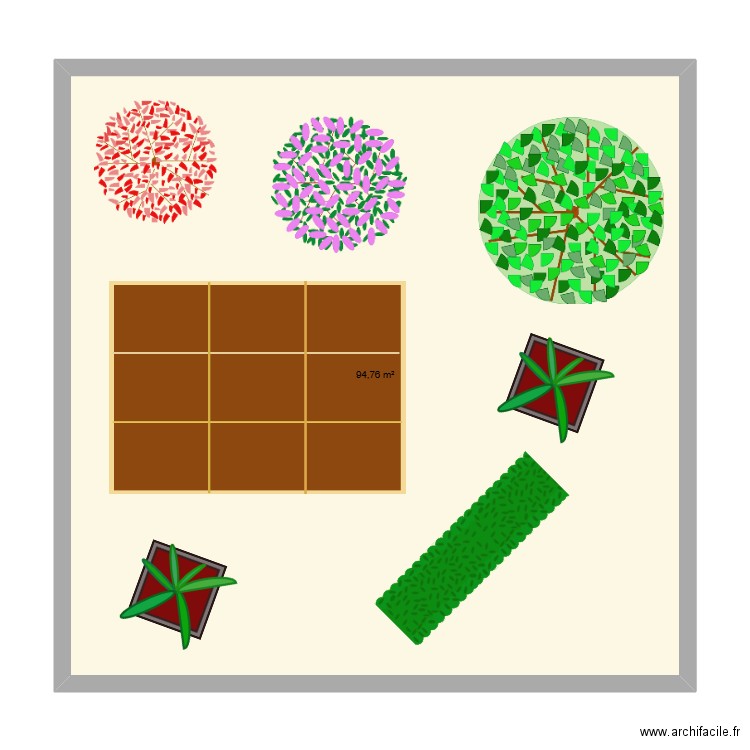 YOHGG. Plan de 1 pièce et 95 m2