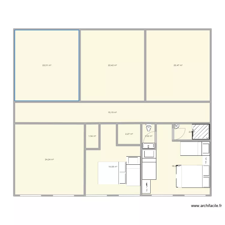 Munich V2 - Trame Y6 & Y4. Plan de 