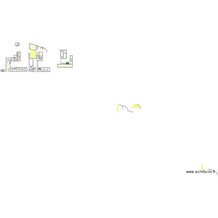 Travaux 2024. Plan de 70 pièces et 950 m2