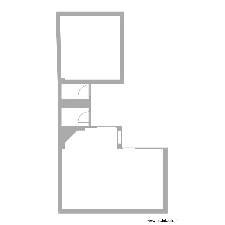 Av. G&eacute;n&eacute;ral M&eacute;decin Derache 96 - 1050 Ixelles (5G). Plan de 1  et 21 m²