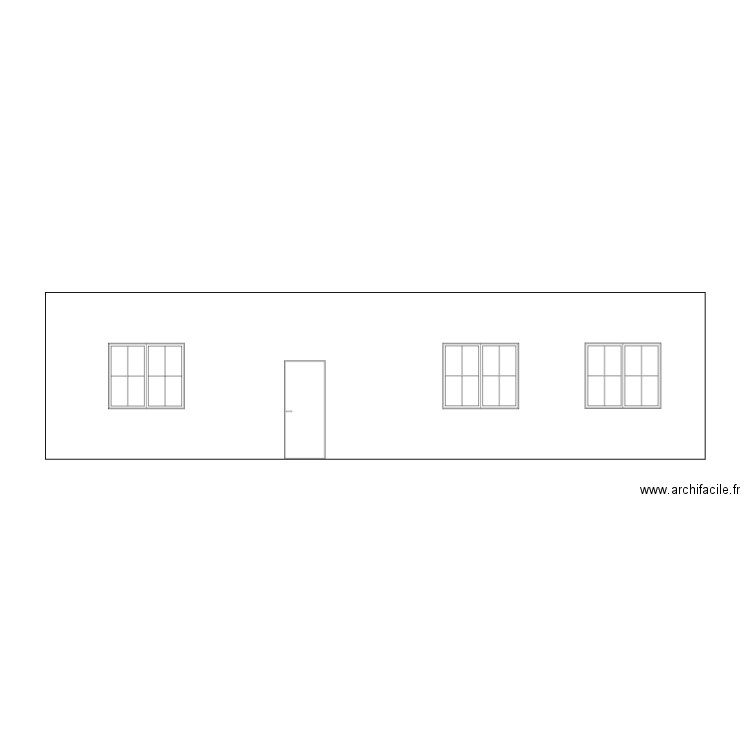 PETIT FACADE 1. Plan de 0 pièce et 0 m2