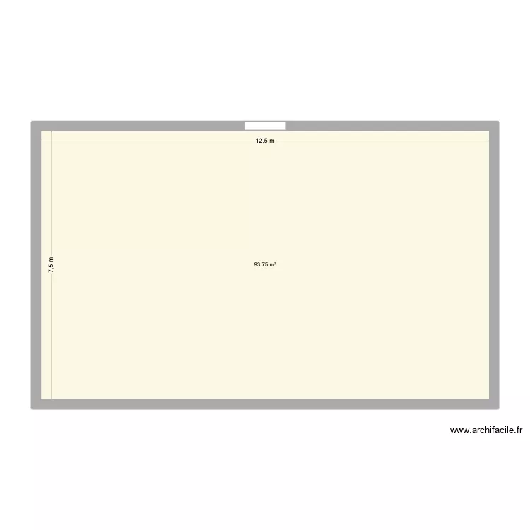 Maison Bayonne - COMBLES. Plan de 1 Pièce et 94 m²
