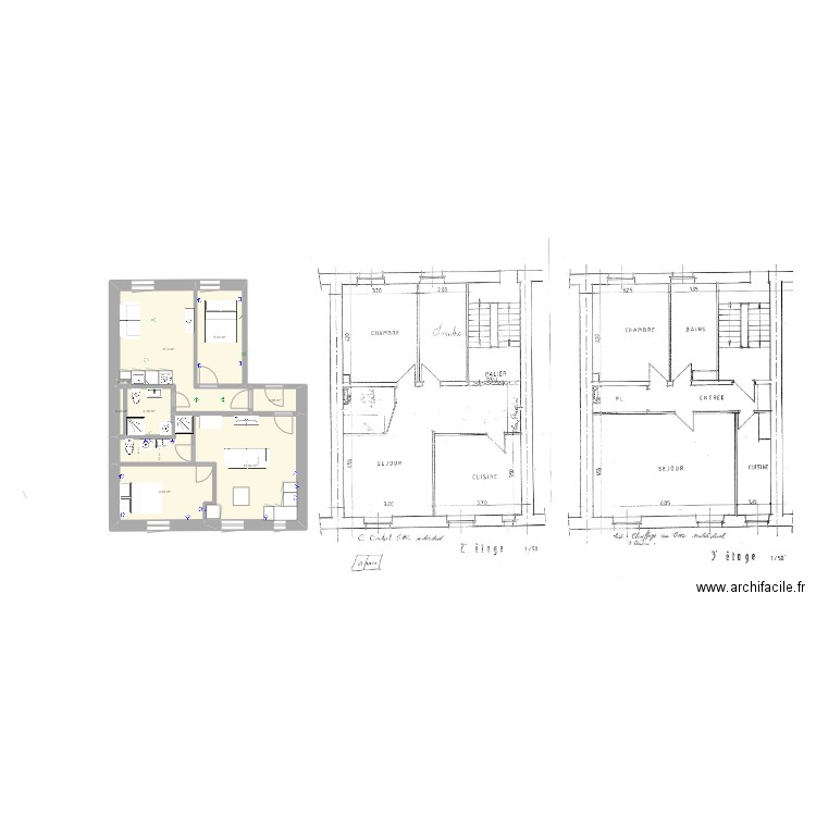 Artem 2 Spa. Plan de 9 pièces et 65 m2