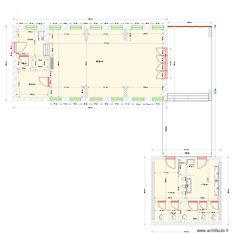Vue generale peyssac. Plan de 10 pièces et 106 m2