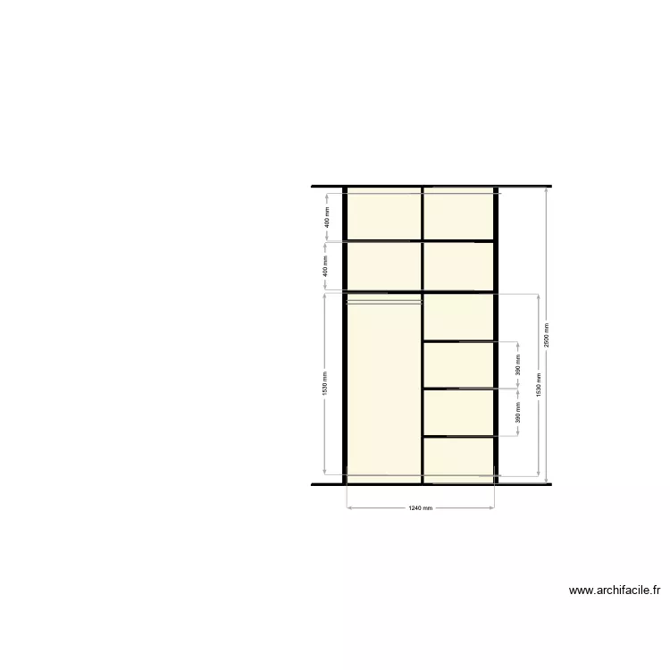 PLACARD BUREAU. Plan de 